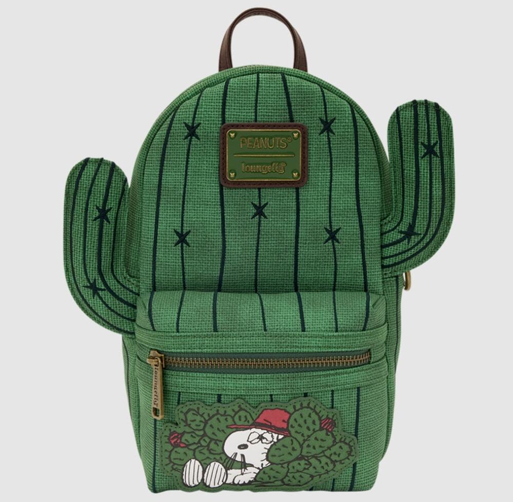 Loungefly Snoopy Peanuts Spike Desert Cactus Sling Crossbody Bag | NWT